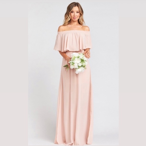 Show Me Your MuMu Hacienda MaXi Dress/ Dusty Blush - Picture 1 of 9